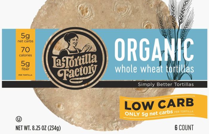 La Tortilla Factory Releases 2 New Tortillas: “Organic Low Carb” & “Low Carb High Fiber Quinoa & Flax”