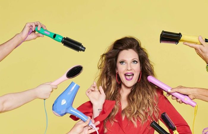 Drew Barrymore Launches New Exclusive Line Of Hair Tools
