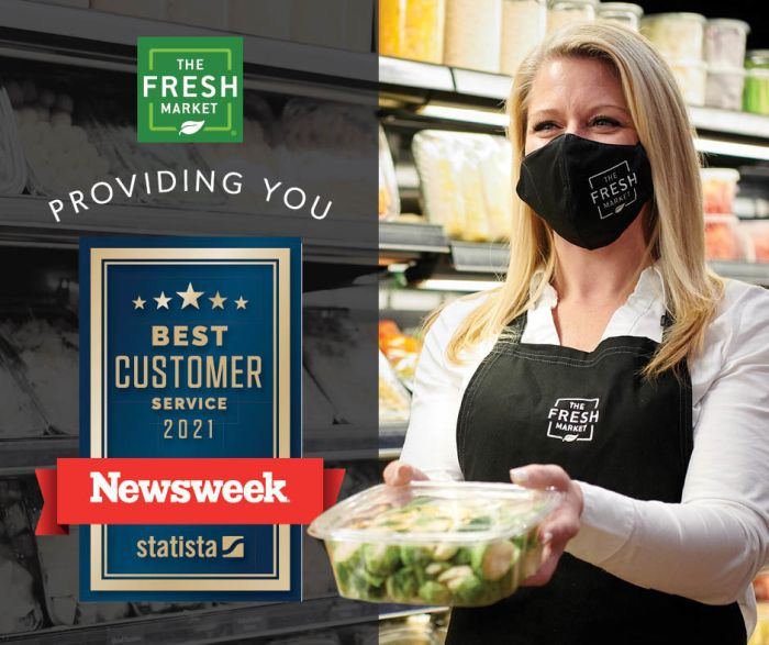 The Fresh Market Named Among Top Five Supermarkets Offering The Best Customer Service